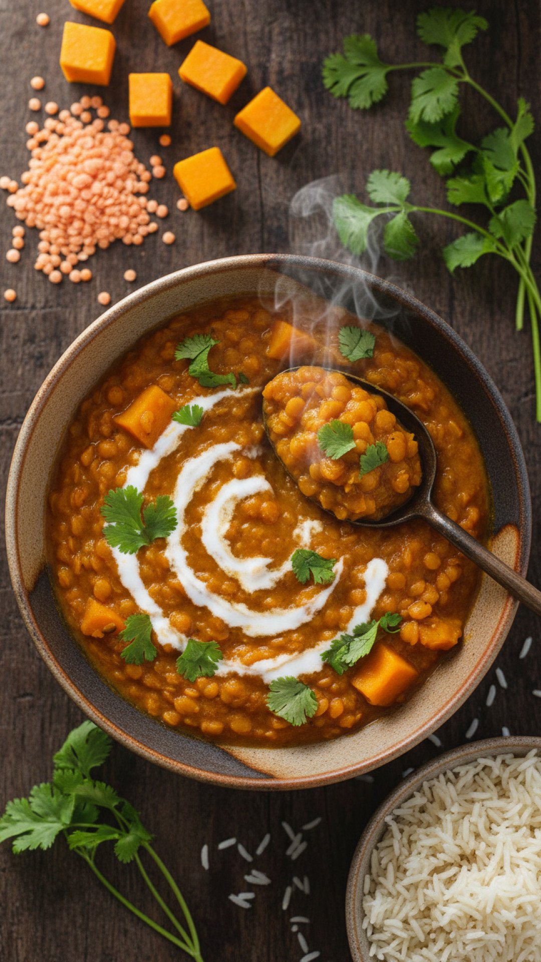 The Ultimate Creamy Pumpkin and Red Lentil Dal 4 Creamy Pumpkin and Red Lentil Dal Preparation