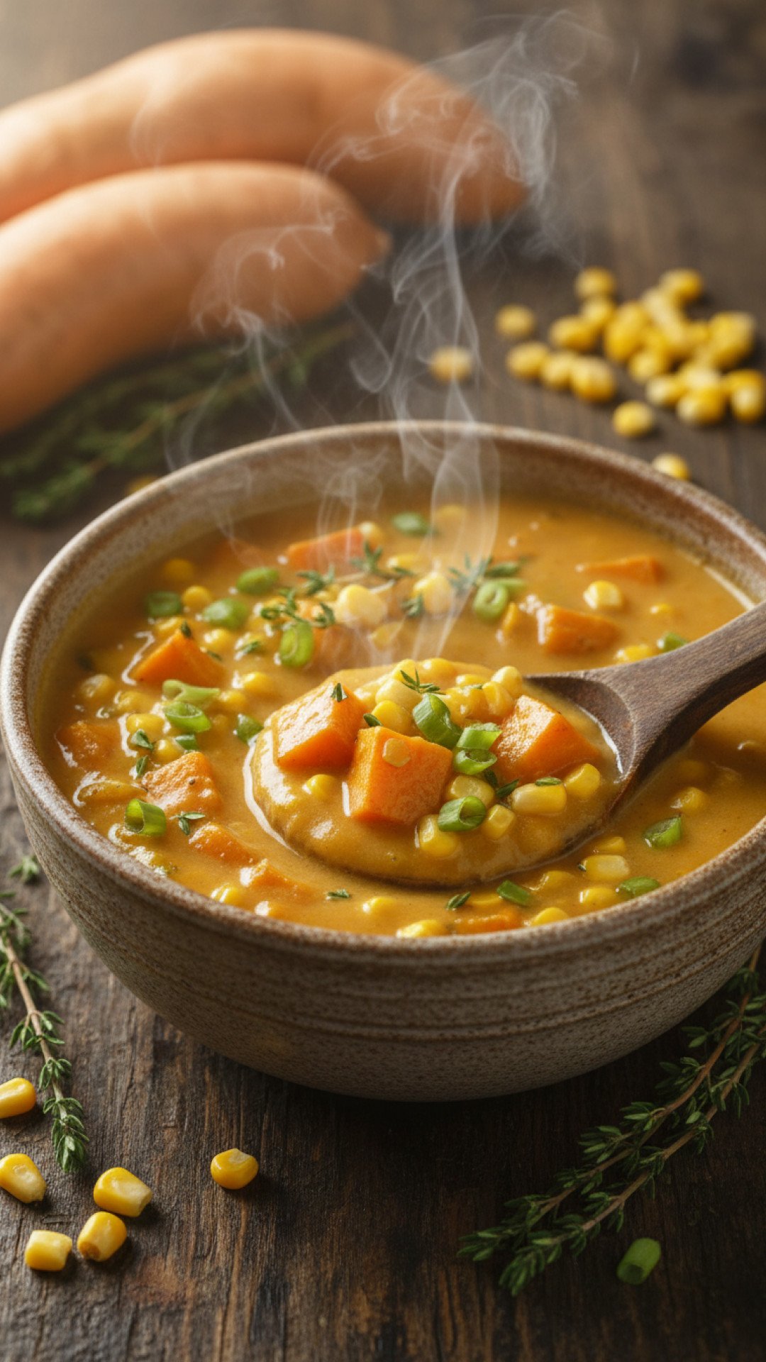 The Ultimate Creamy Sweet Potato and Corn Chowder: A Cozy Bowl of Sunshine 4 Creamy Sweet Potato and Corn Chowder Preparation