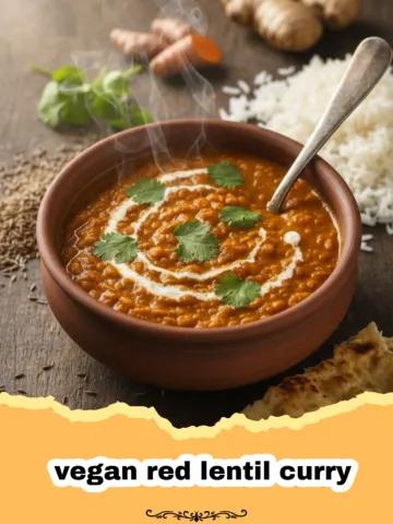 Hearty Vegan Red Lentil Curry: A 30-Minute Comfort Meal