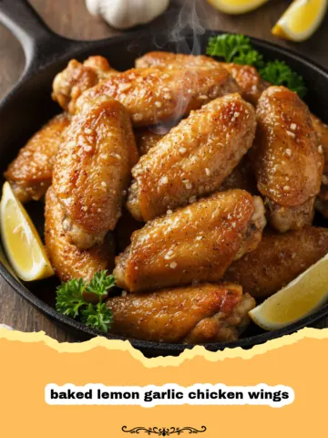 The Best Crispy Baked Lemon Garlic Chicken Wings 14 The Best Crispy Baked Lemon Garlic Chicken Wings