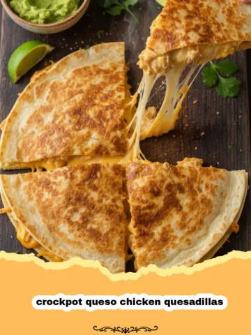 Crockpot Queso Chicken Quesadillas: The Ultimate Cheesy Weeknight Meal