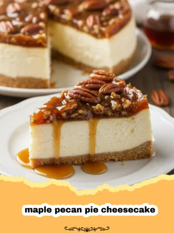 The Ultimate Maple Pecan Pie Cheesecake