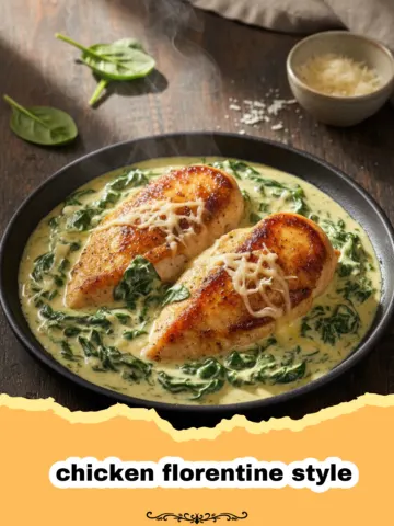 Creamy and Elegant Chicken Florentine Style