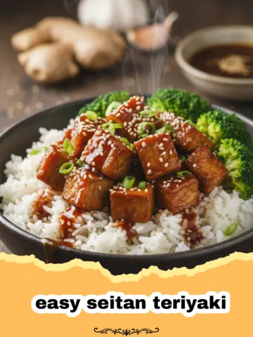 The Best Easy Seitan Teriyaki: A High-Protein Plant-Based Delight