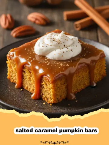 Salted Caramel Pumpkin Bars Recipe