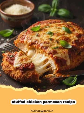 Cheesy and Decadent Stuffed Chicken Parmesan 2 Cheesy and Decadent Stuffed Chicken Parmesan