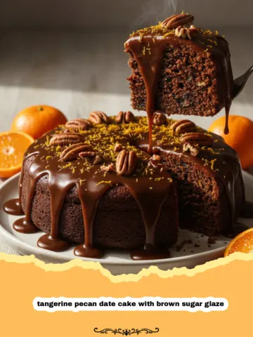 Warm and Zesty: The Best Tangerine Pecan Date Cake with Brown Sugar Glaze 2 Warm and Zesty: The Best Tangerine Pecan Date Cake with Brown Sugar Glaze