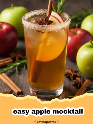 The Perfect Easy Apple Mocktail for Your Next Holiday Gathering