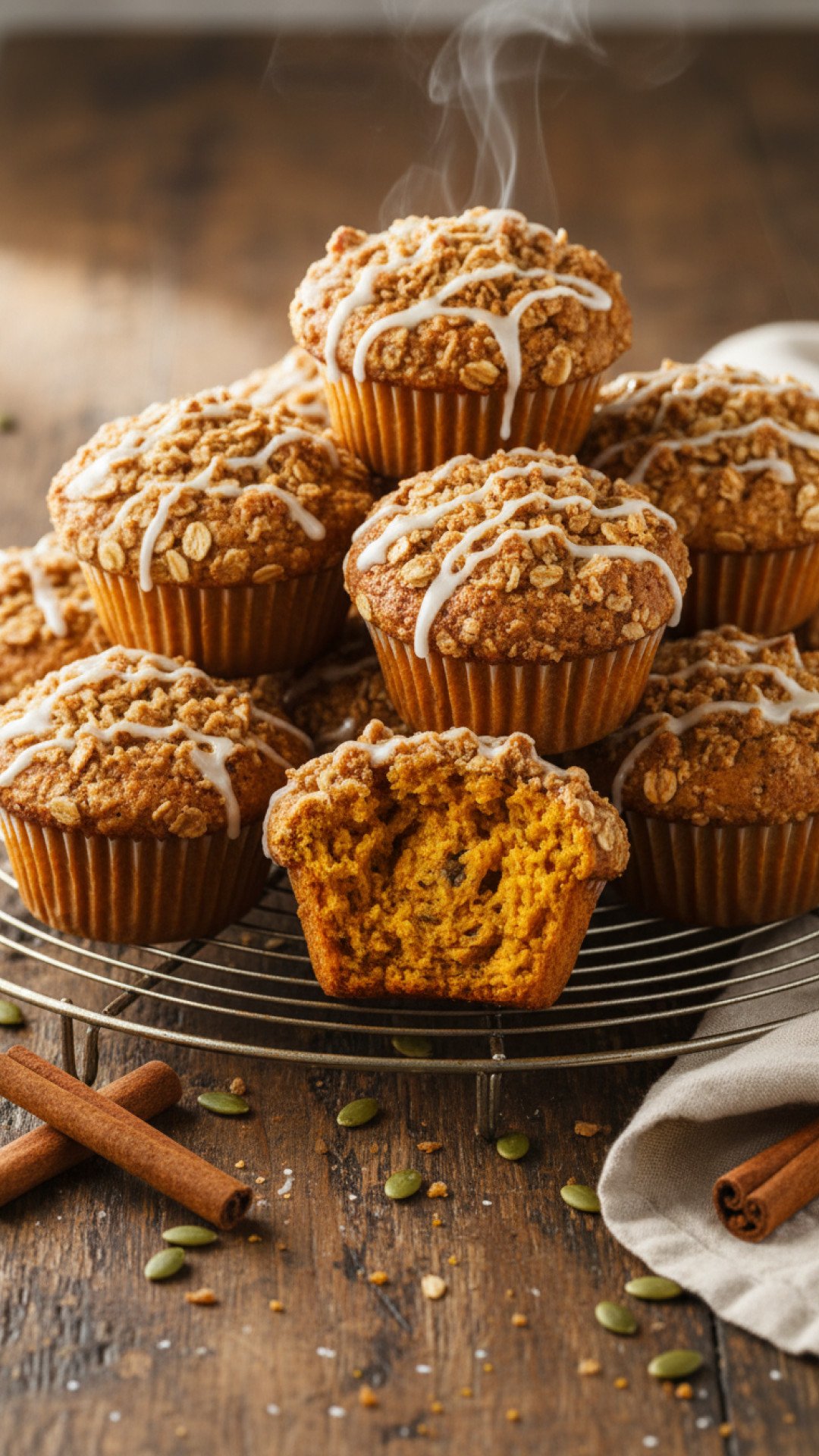 Easy Pumpkin Streusel Muffins Preparation