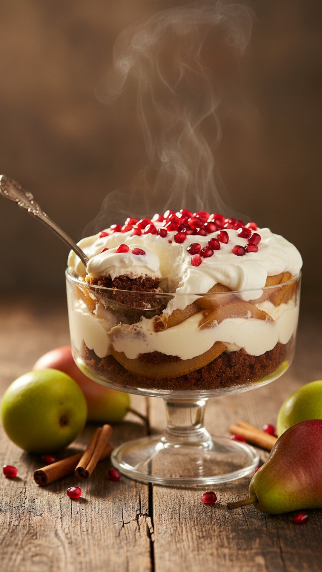 The Most Elegant Pear Gingerbread Trifle Recipe for Your Holiday Table 4 Elegant Pear Gingerbread Trifle Preparation