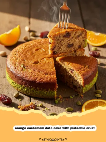 The Most Fragrant Orange Cardamom Date Cake with Pistachio Crust 1 The Most Fragrant Orange Cardamom Date Cake with Pistachio Crust