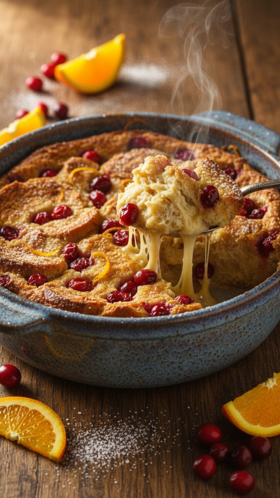 The Ultimate Festive Cranberry Orange Bread Pudding Recipe 4 Festive Cranberry Orange Bread Pudding Preparation