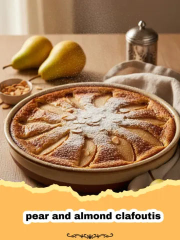 Warm and Custardy Pear and Almond Clafoutis 11 Warm and Custardy Pear and Almond Clafoutis