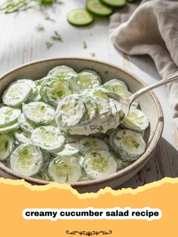 The Most Refreshing Creamy Cucumber Salad Recipe for Summer