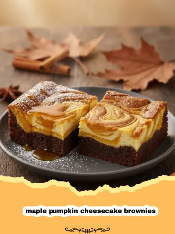 The Ultimate Maple Pumpkin Cheesecake Brownies for Fall