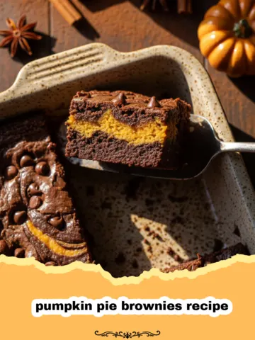 The Ultimate Pumpkin Pie Brownies Recipe