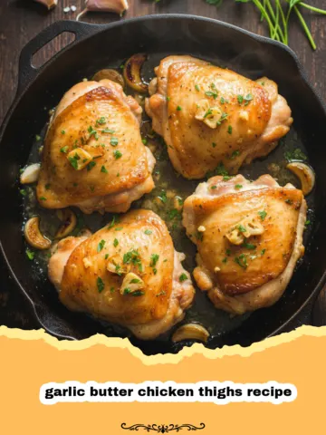 One-Pan Garlic Butter Chicken Thighs