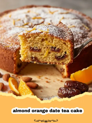 The Ultimate Almond Orange Date Tea Cake