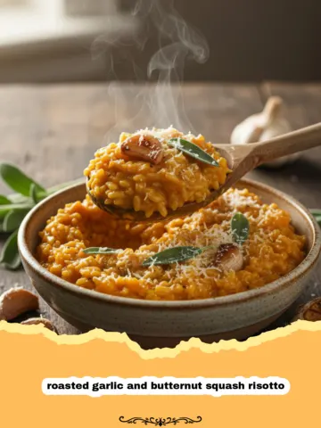 The Ultimate Roasted Garlic and Butternut Squash Risotto