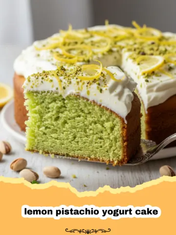 The Most Delicious Lemon Pistachio Yogurt Cake