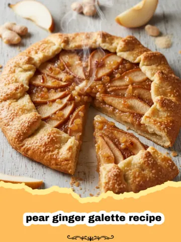 The Ultimate Spiced Pear Ginger Galette: A Rustic Autumn Delight