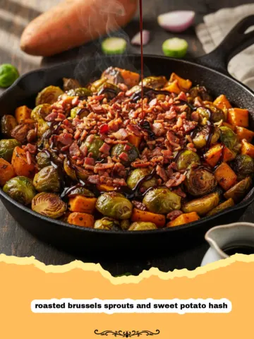 The Ultimate Roasted Brussels Sprouts and Sweet Potato Hash