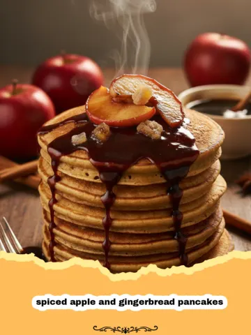 The Ultimate Spiced Apple and Gingerbread Pancakes for a Cozy Morning