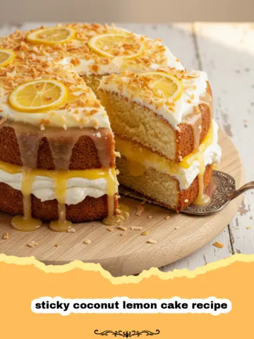 The Ultimate Sticky Coconut Lemon Cake Recipe: A Tropical Delight