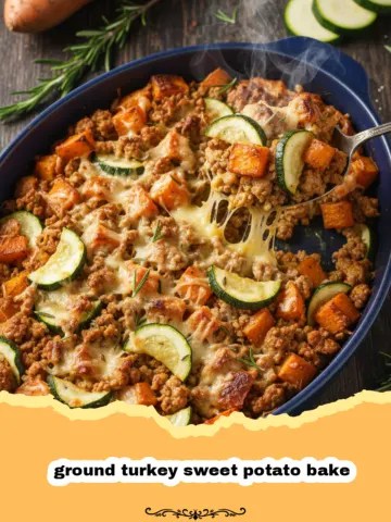 The Ultimate Healthy Ground Turkey Sweet Potato Bake