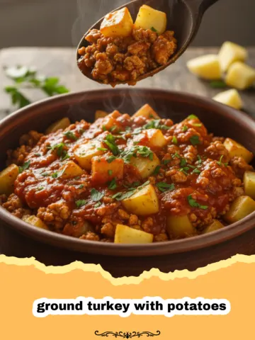 One-Pan Savory Ground Turkey with Potatoes Skillet