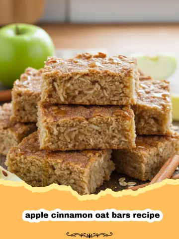The Ultimate Healthy Apple Cinnamon Oat Bars for a Quick Morning