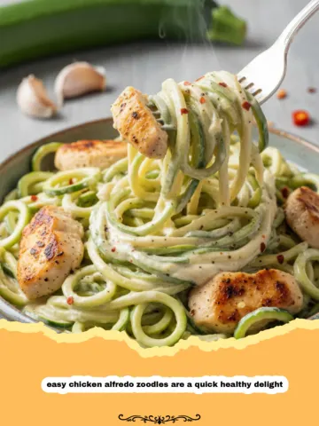 Creamy Chicken Alfredo Zoodles: A Quick and Healthy Weeknight Dinner 6 Creamy Chicken Alfredo Zoodles: A Quick and Healthy Weeknight Dinner