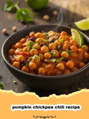 The Ultimate Hearty Pumpkin Chickpea Chili Recipe