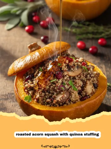 Roasted Acorn Squash with Quinoa Stuffing: A Wholesome Autumn Feast