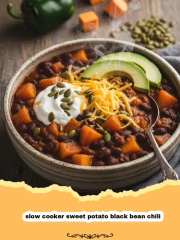 The Ultimate Comfort: Slow Cooker Sweet Potato Black Bean Chili 13 The Ultimate Comfort: Slow Cooker Sweet Potato Black Bean Chili