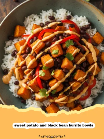 The Ultimate Sweet Potato and Black Bean Burrito Bowls