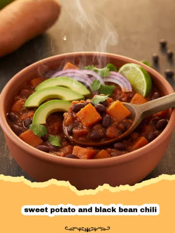 The Most Comforting Sweet Potato and Black Bean Chili Recipe 18 The Most Comforting Sweet Potato and Black Bean Chili Recipe