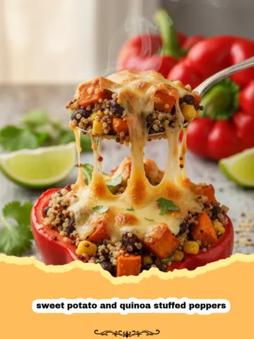 Sweet Potato and Quinoa Stuffed Peppers