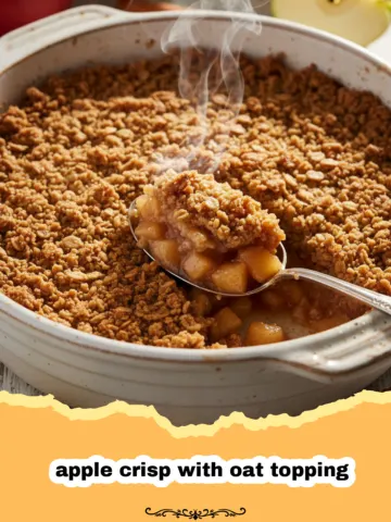 The Ultimate Golden Apple Crisp with Oat Topping