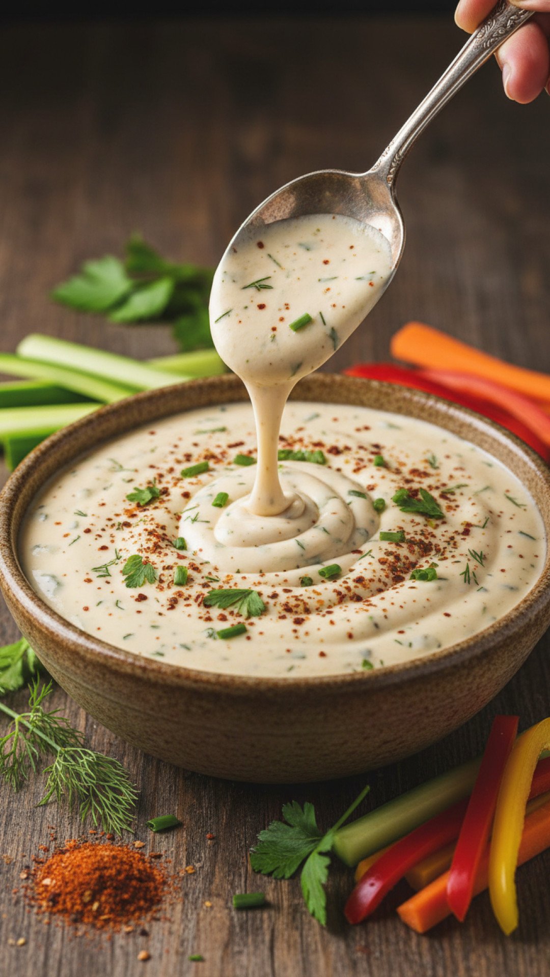 Homemade Cajun Ranch Dressing Preparation