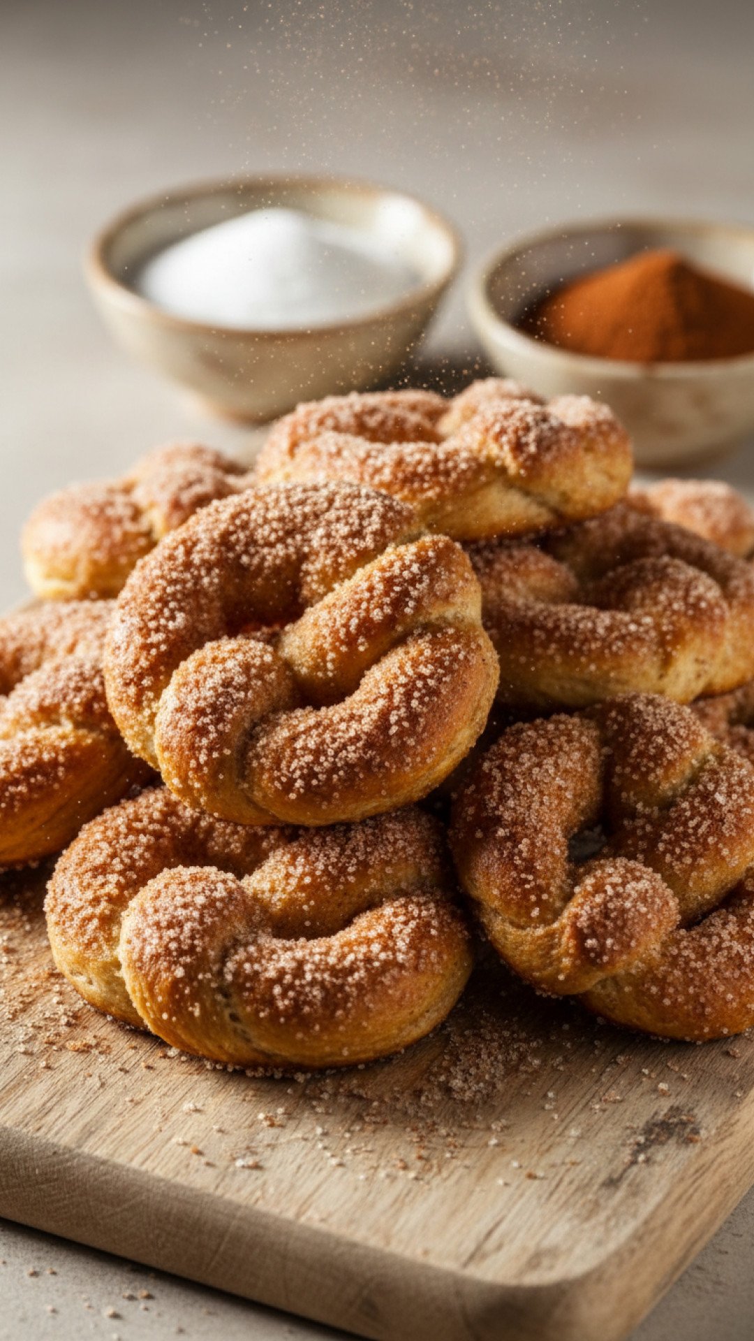 Homemade Cinnamon and Sugar Pretzels Preparation