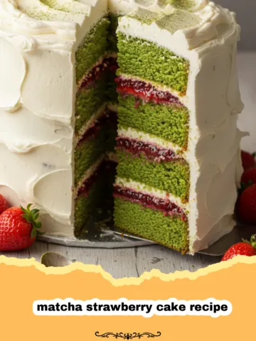 The Most Vibrant Matcha Strawberry Cake Recipe for Spring 21 The Most Vibrant Matcha Strawberry Cake Recipe for Spring