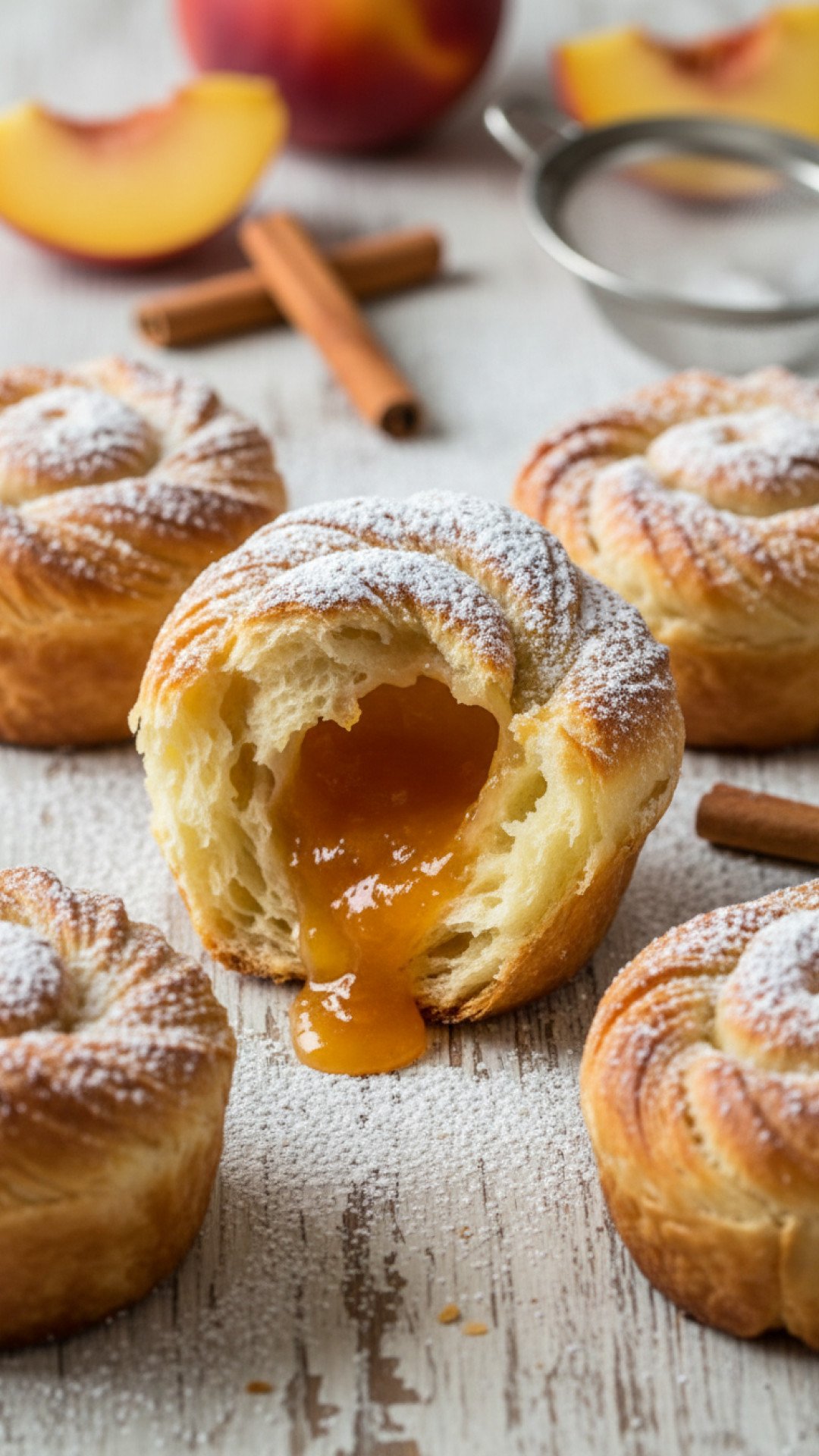 Irresistible Peach Pie Cruffins: The Ultimate Summer Pastry 4 Homemade Peach Pie Cruffins Preparation