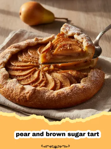 The Most Exquisite Pear and Brown Sugar Tart Recipe for Fall 16 The Most Exquisite Pear and Brown Sugar Tart Recipe for Fall