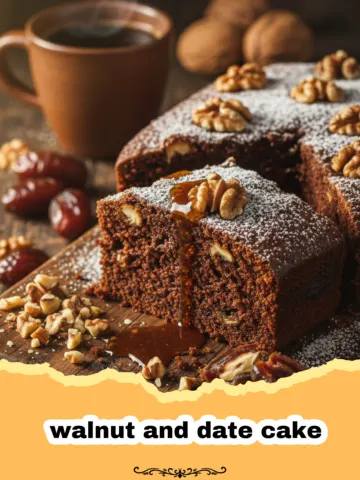 The Most Comforting Walnut and Date Cake Recipe for Home Bakers