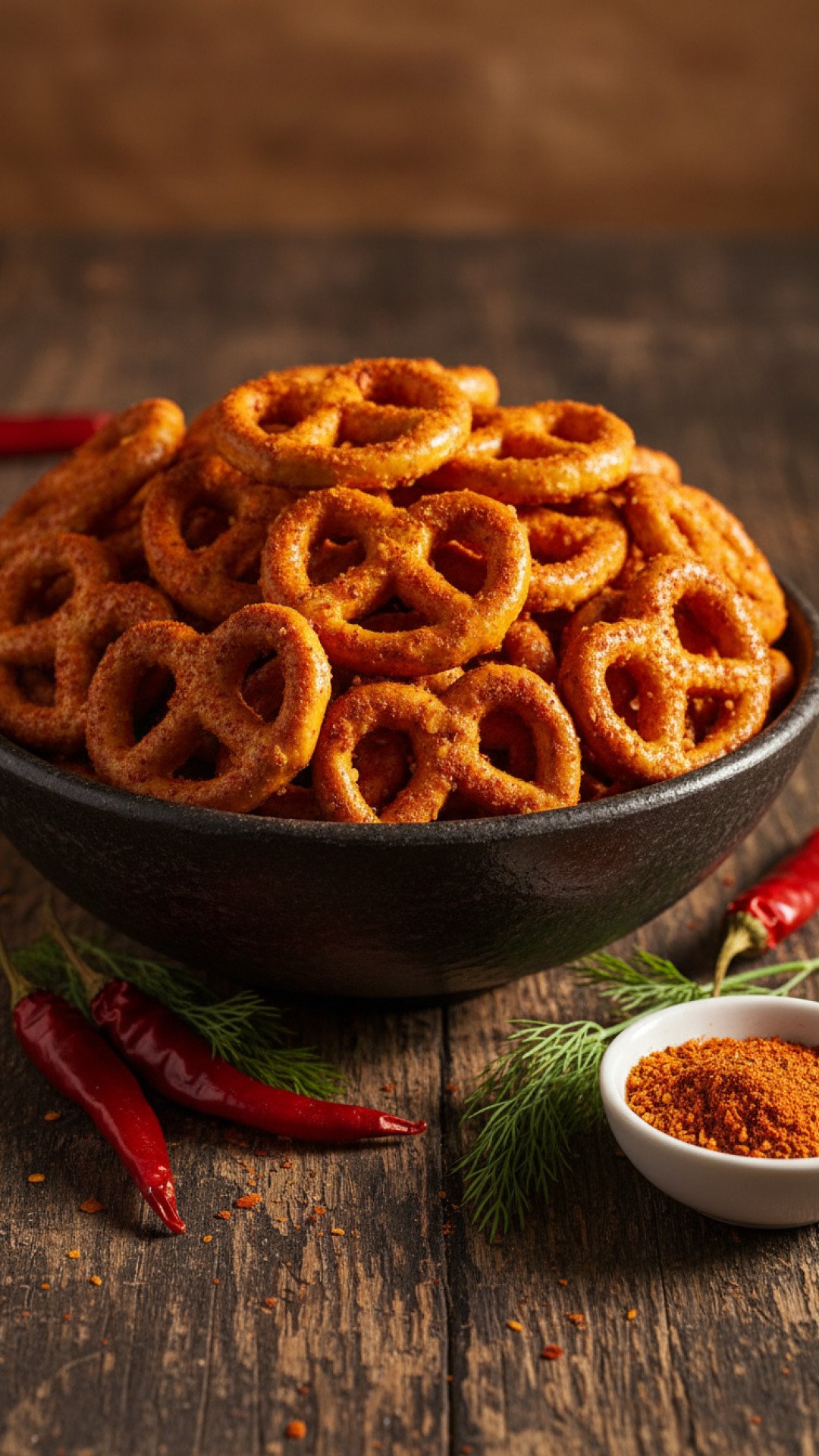 Hot and Spicy Pretzels Preparation