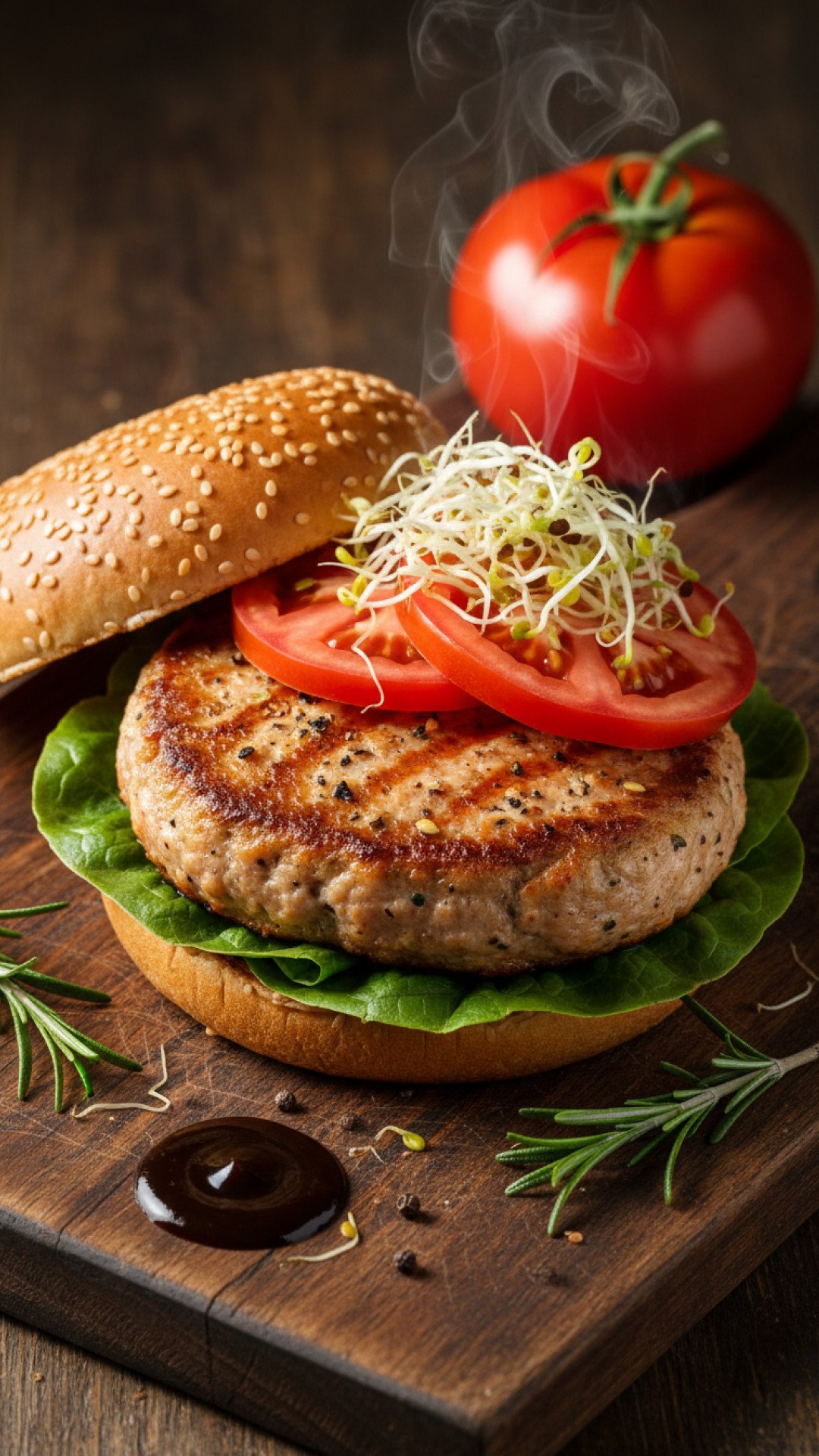 Juicy Air Fryer Turkey Burgers Preparation