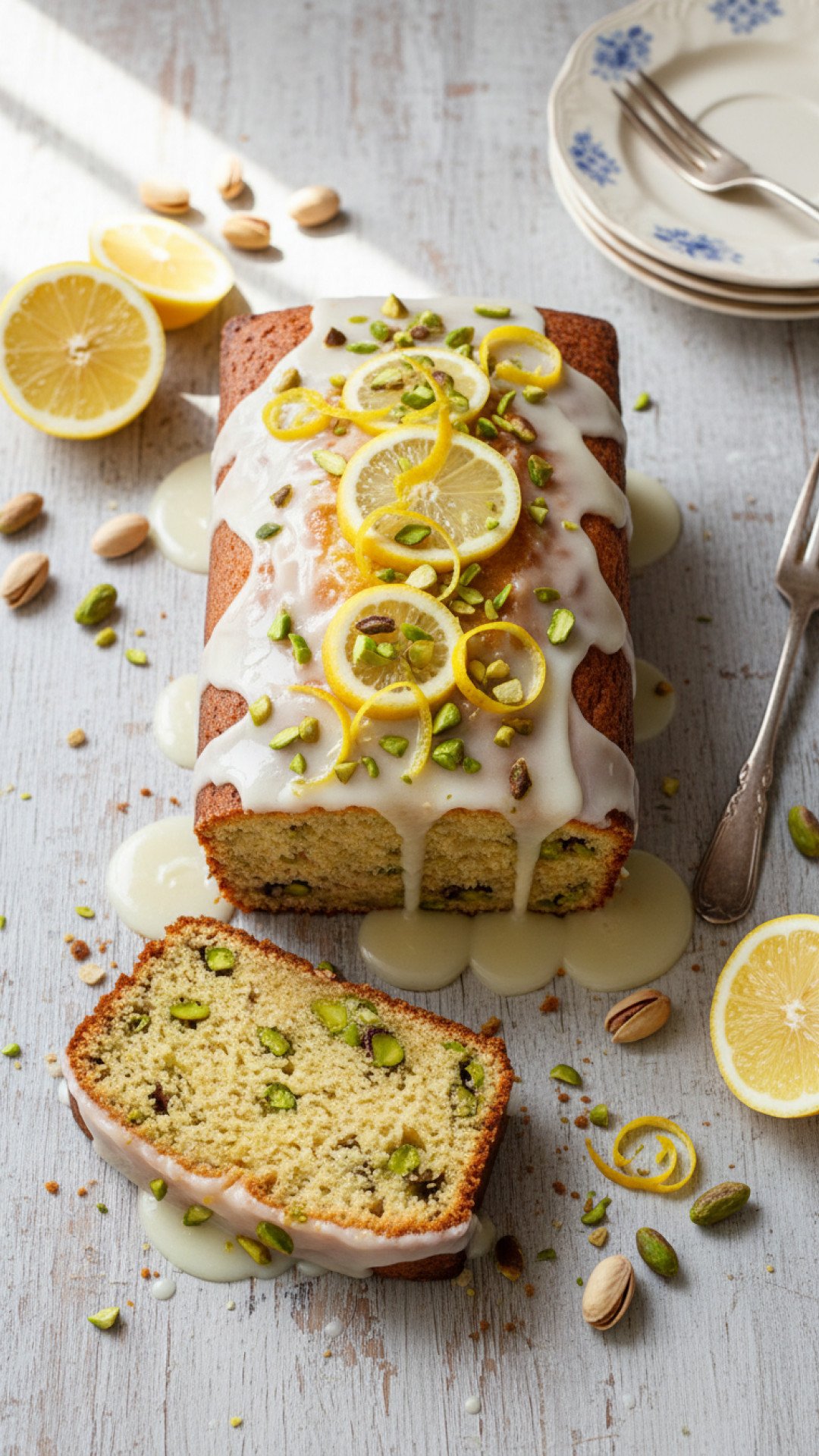 Zesty Lemon Almond and Pistachio Tea Loaf: The Perfect Afternoon Slice 4 Lemon Almond and Pistachio Tea Loaf Preparation