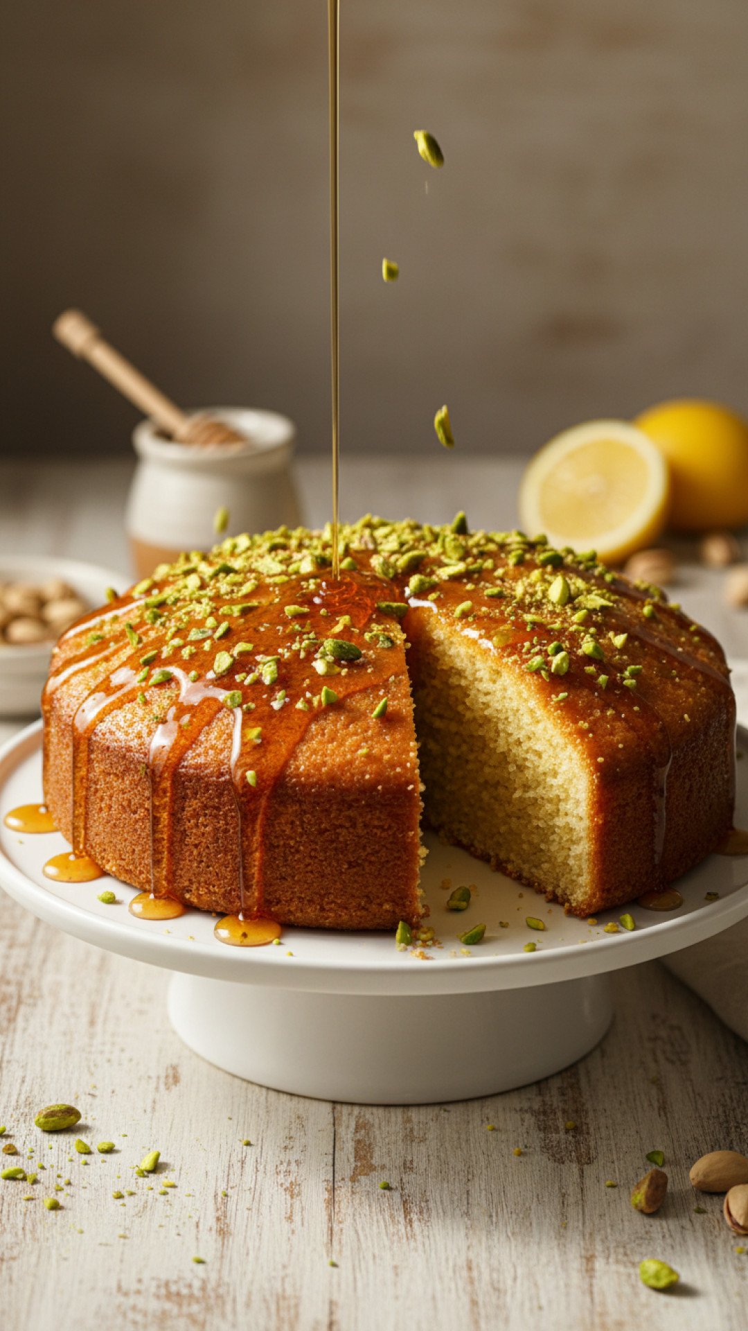 The Ultimate Refreshing Lemon and Yogurt Semolina Cake with Honey Syrup 4 Lemon and Yogurt Semolina Cake with Honey Syrup Preparation