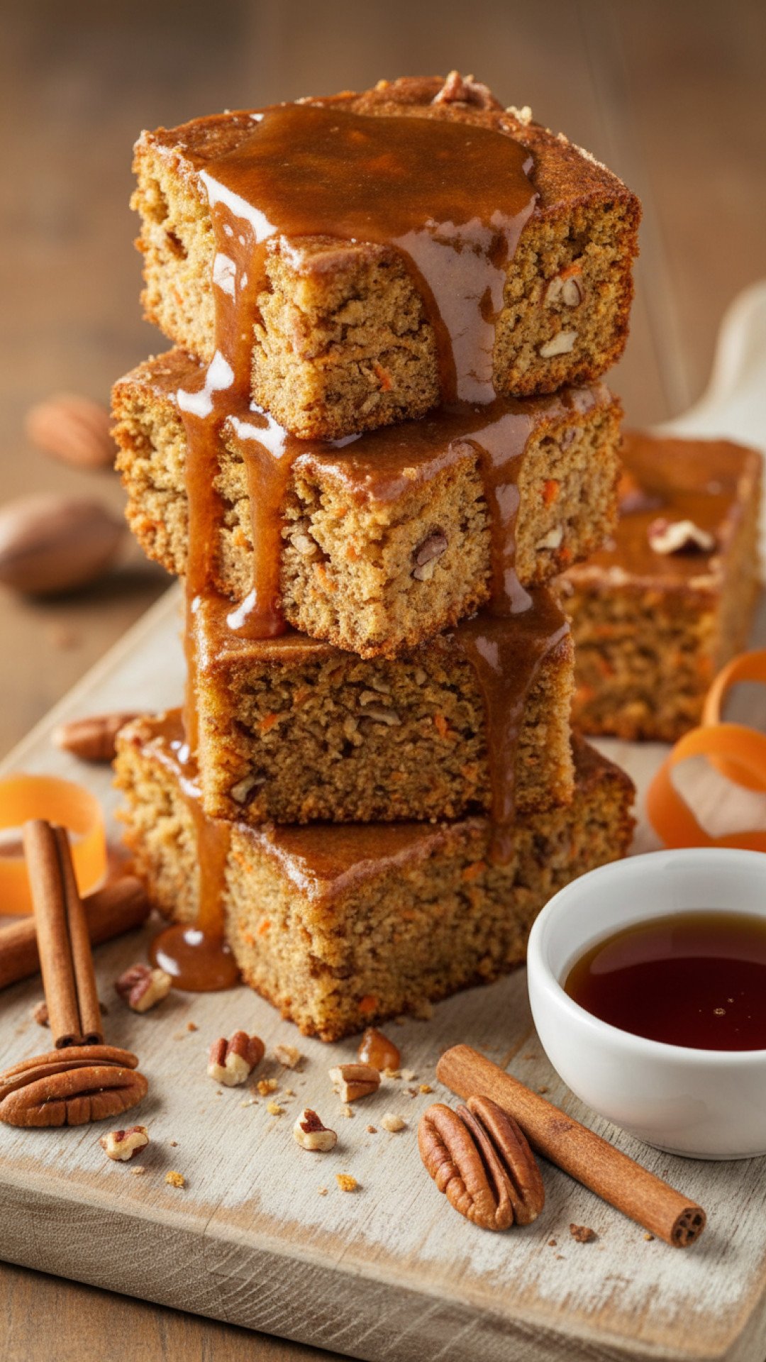 Homemade Maple Glazed Carrot Cake Bars: A Cozy Autumn Treat 4 Maple Glazed Carrot Cake Bars Preparation